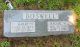 Boswell, Harry Kempton, Sr. and Rachel Hudson (Sawn) headstone