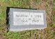 Stow, Martha Horner (Vandevere) headstone