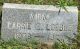 Loeble, Carrie (Sauer) headstone